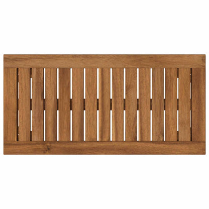 Coffee Table Natural 60.5 x 30 x 36 cm Solid Acacia Wood