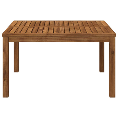 Coffee Table Natural 80 x 80.5 x 45 cm Solid Acacia Wood