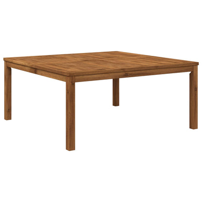 Coffee Table Natural 98 x 100.5 x 45 cm Solid Acacia Wood