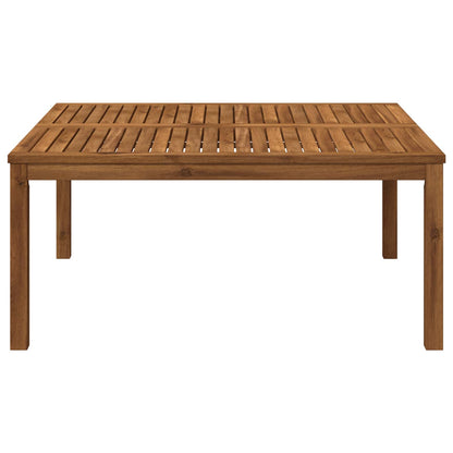 Coffee Table Natural 98 x 100.5 x 45 cm Solid Acacia Wood