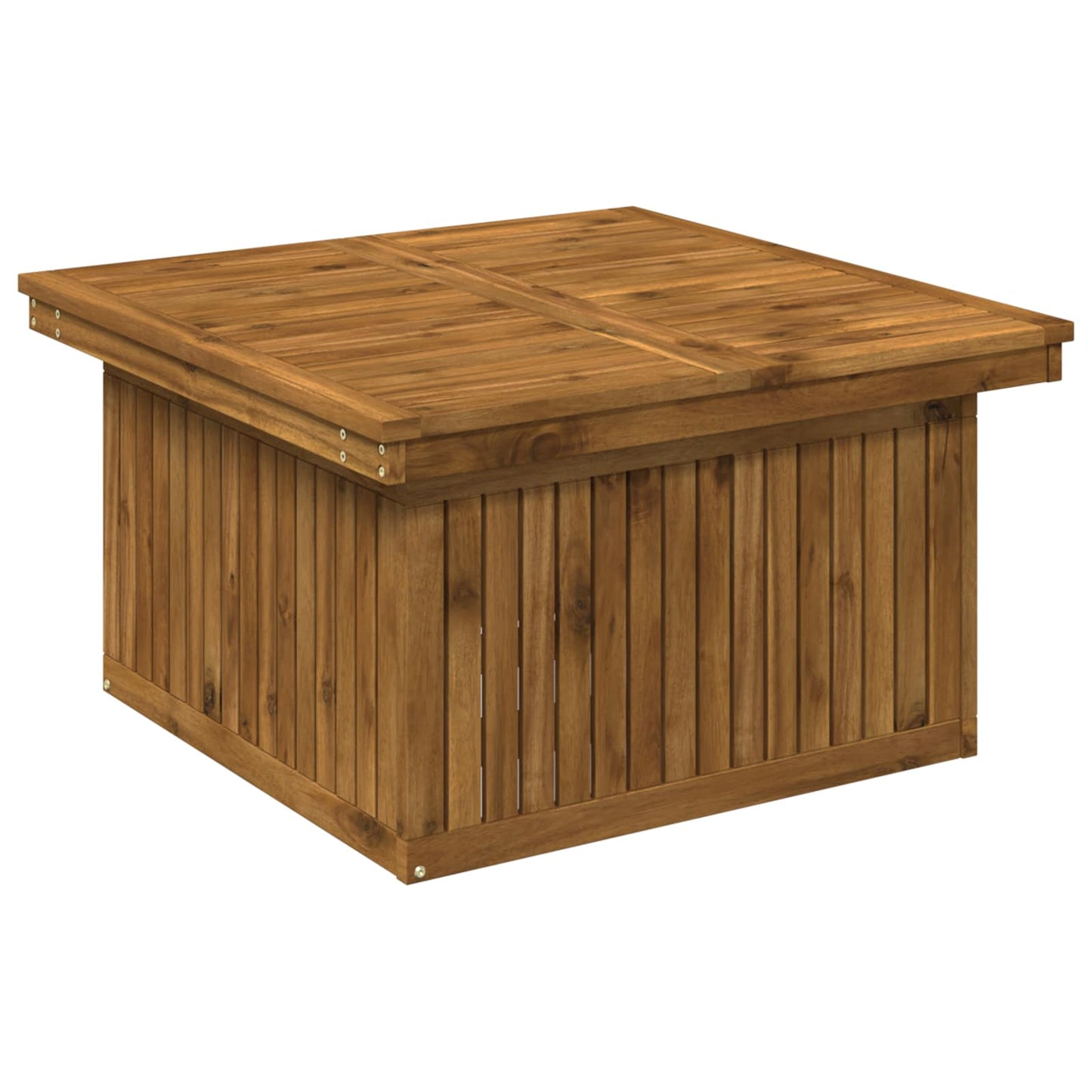 Garden Coffee Table Solid Acacia Wood Height Adjustable Natural