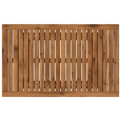 Garden Coffee Table Solid Acacia Wood Height Adjustable Natural