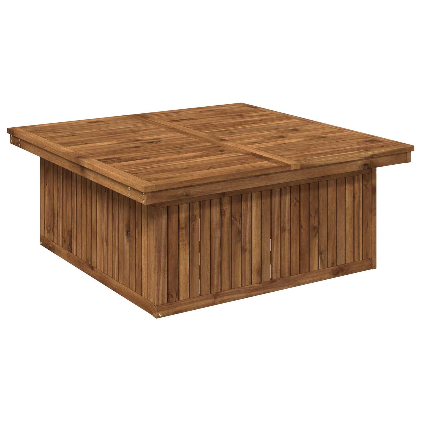 Garden Coffee Table Solid Acacia Wood Height Adjustable Natural