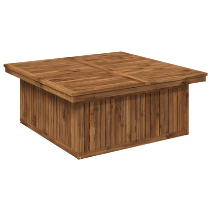 Garden Coffee Table Solid Acacia Wood Height Adjustable Natural