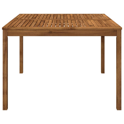 Garden Dinner Table Natural 110 x 108.5 x 75 cm