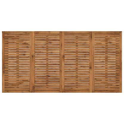 Garden Dinner Table Natural 196 x 100.5 x 75 cm