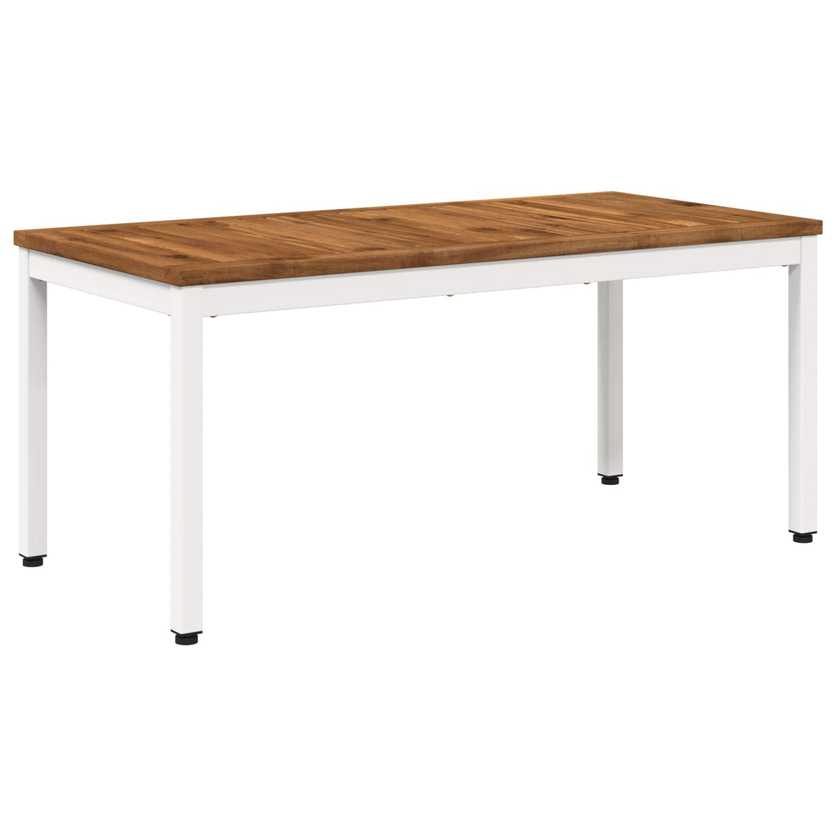Coffee Table Natural and White 49 x 100.5 x 45 cm