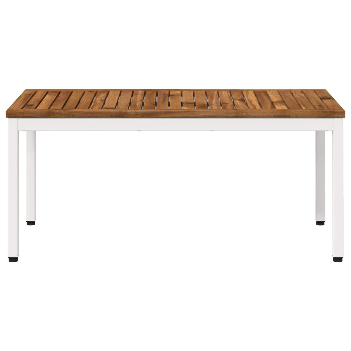 Coffee Table Natural and White 49 x 100.5 x 45 cm