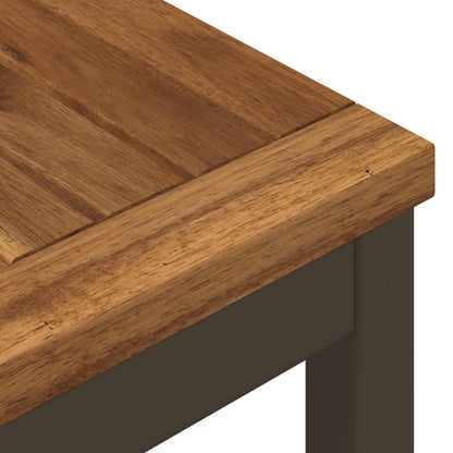 Coffee Table Natural and Coffee 80 x 80.5 x 45 cm