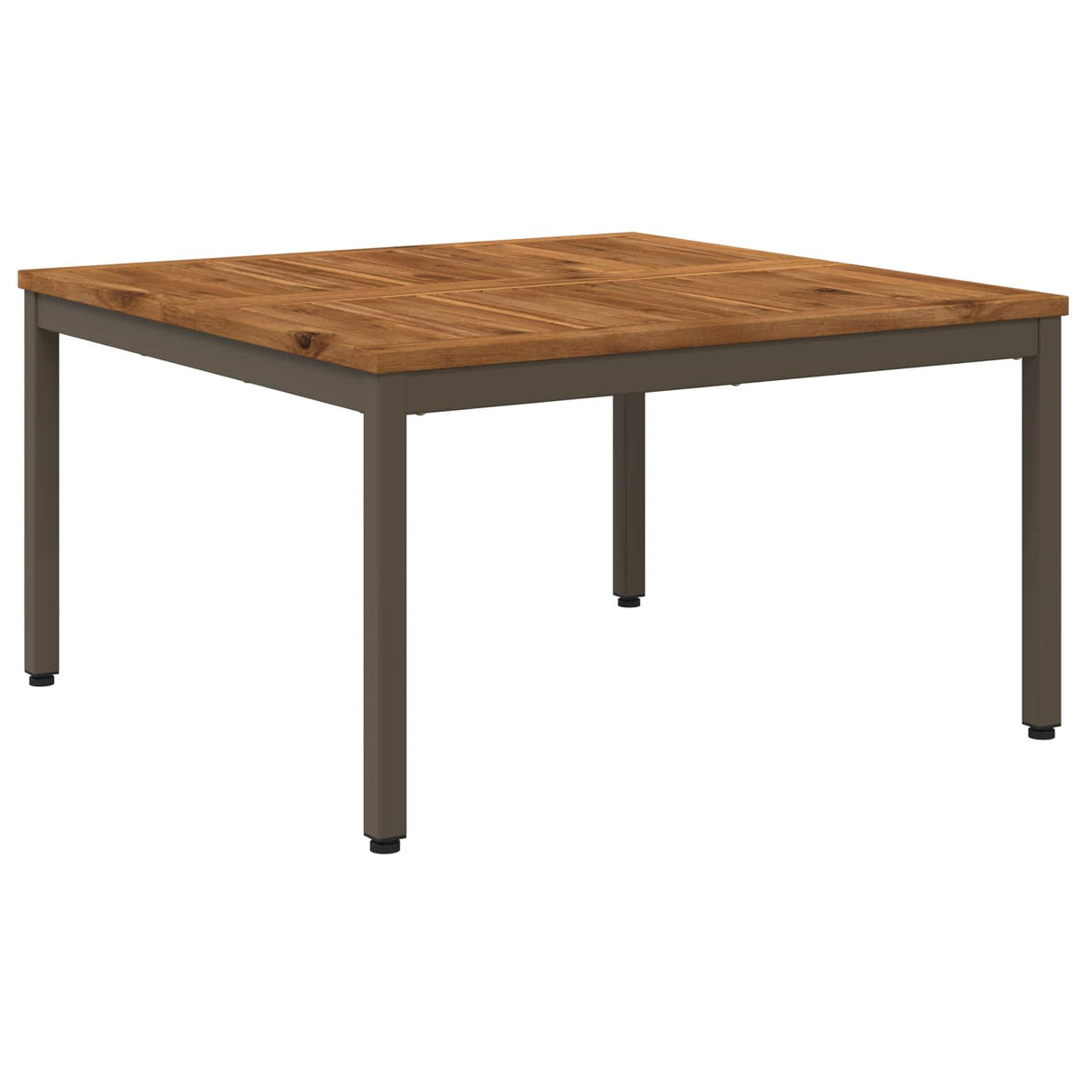 Coffee Table Natural and Coffee 80 x 80.5 x 45 cm