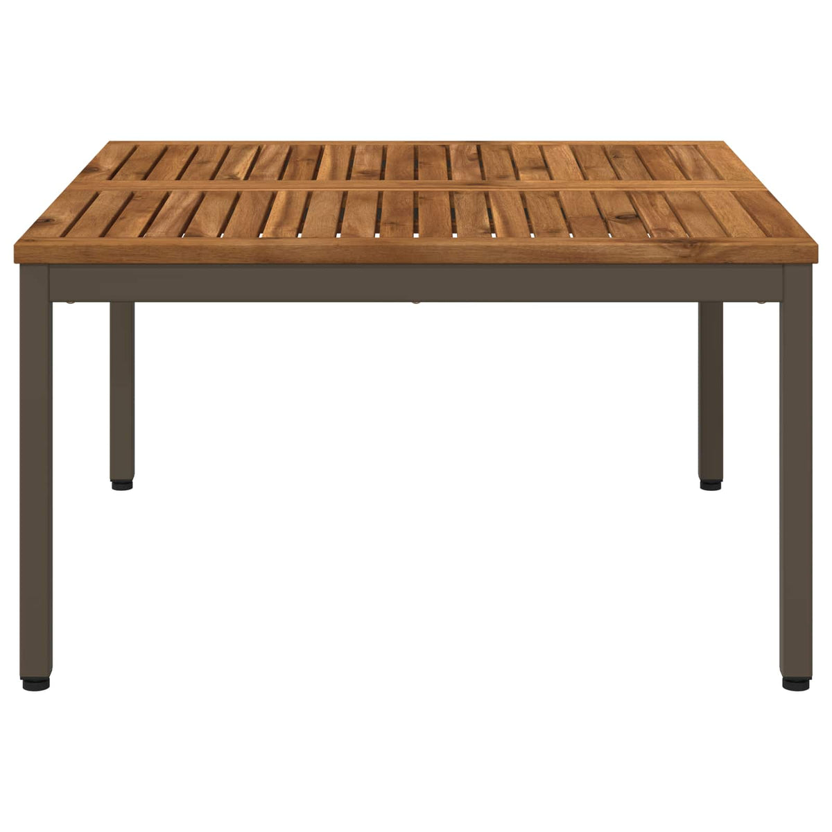 Coffee Table Natural and Coffee 80 x 80.5 x 45 cm