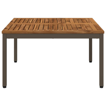 Coffee Table Natural and Coffee 80 x 80.5 x 45 cm