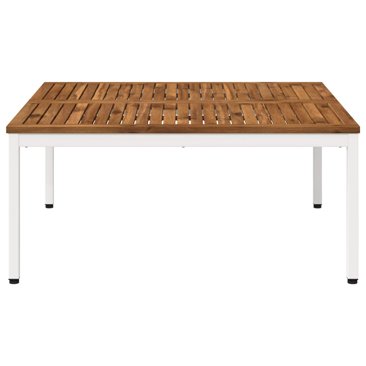 Coffee Table Natural and White 98 x 100.5 x 45 cm