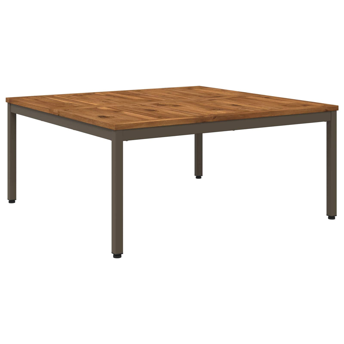 Coffee Table Natural and Coffee 98 x 100.5 x 45 cm