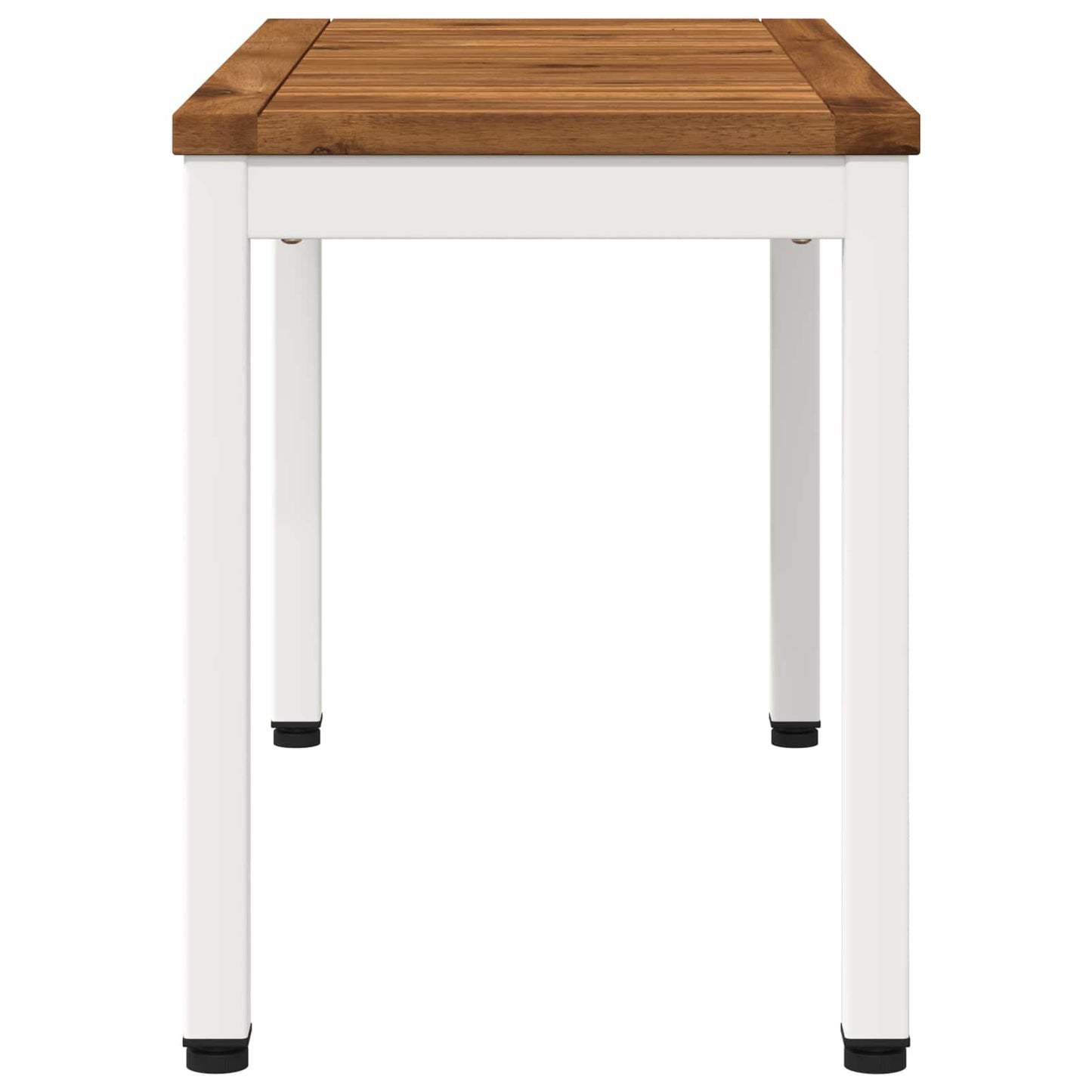Garden Bench 80.5 x 35 x 45 cm Solid Acacia Wood Rectangular