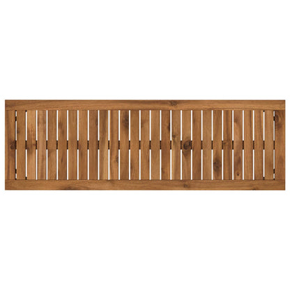 Garden Bench 108.5 x 35 x 45 cm Solid Acacia Wood Rectangular