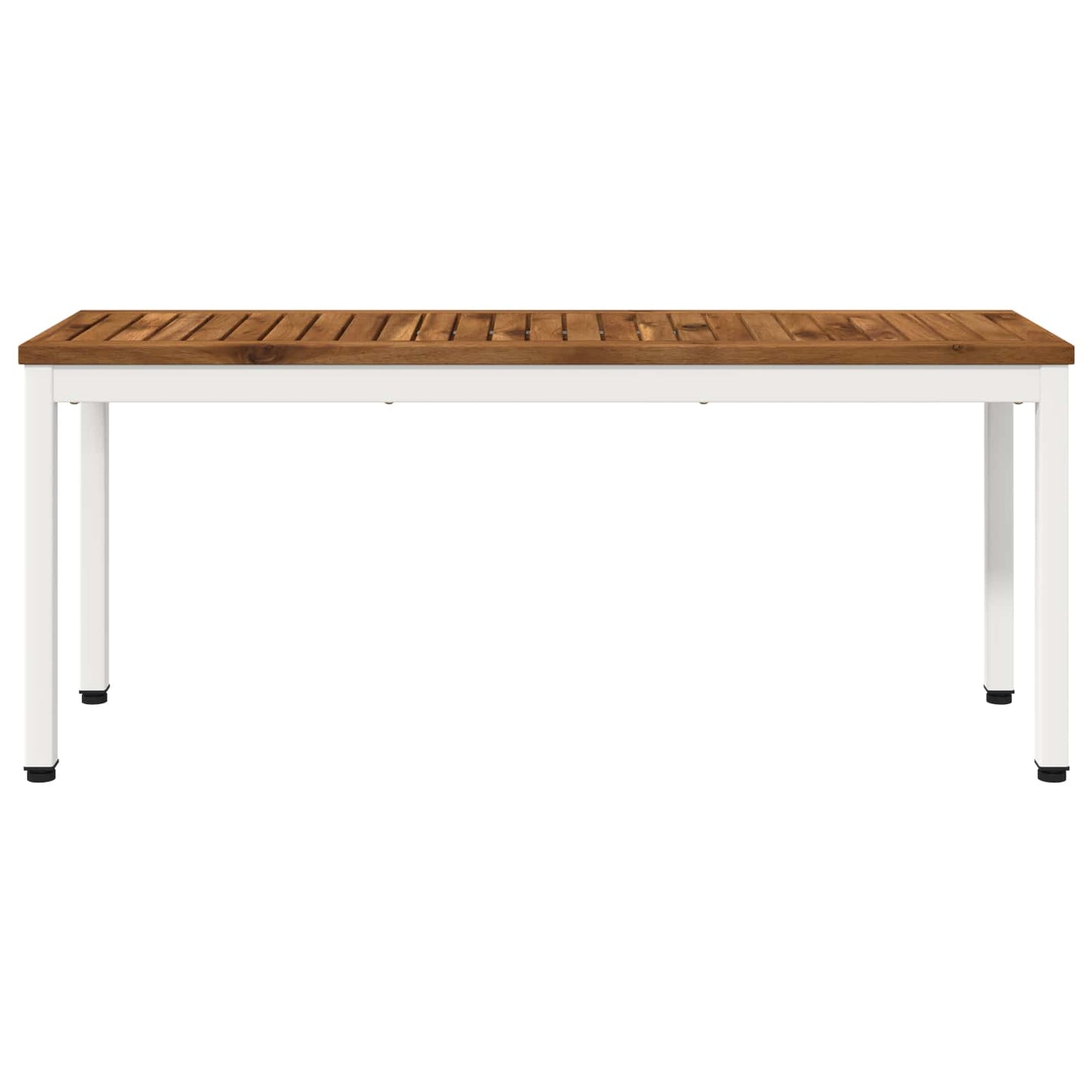 Garden Bench 108.5 x 35 x 45 cm Solid Acacia Wood Rectangular