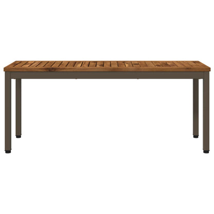 Garden Bench 108.5 x 35 x 45 cm Solid Acacia Wood Rectangular