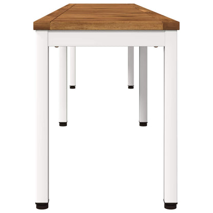 Garden Bench 201 x 35 x 45 cm Solid Acacia Wood Rectangular