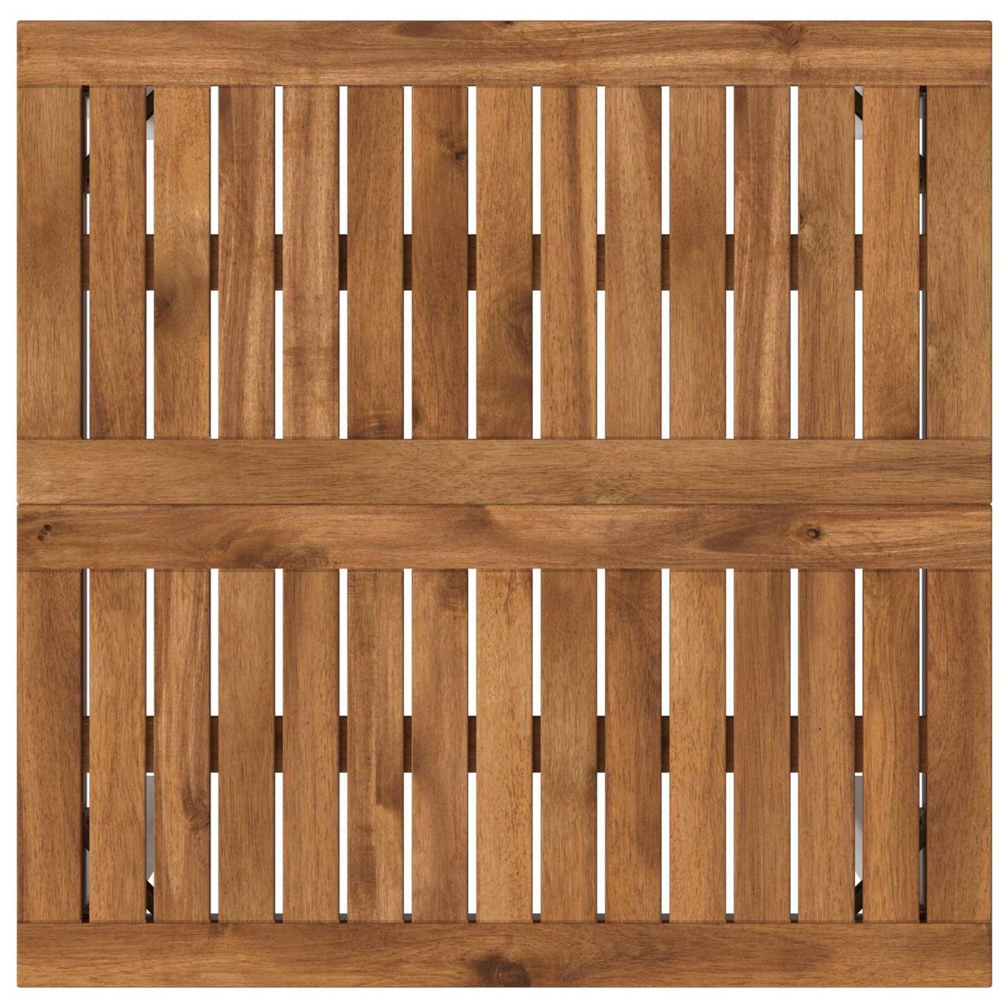 Garden Bar Table Natural and White 60 x 60.5 x 105 cm