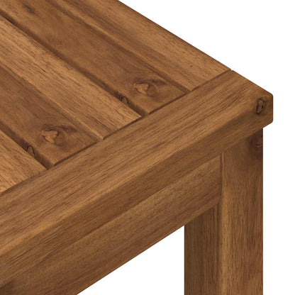 Coffee Table Natural 80.5 x 80 x 45 cm Solid Acacia Wood