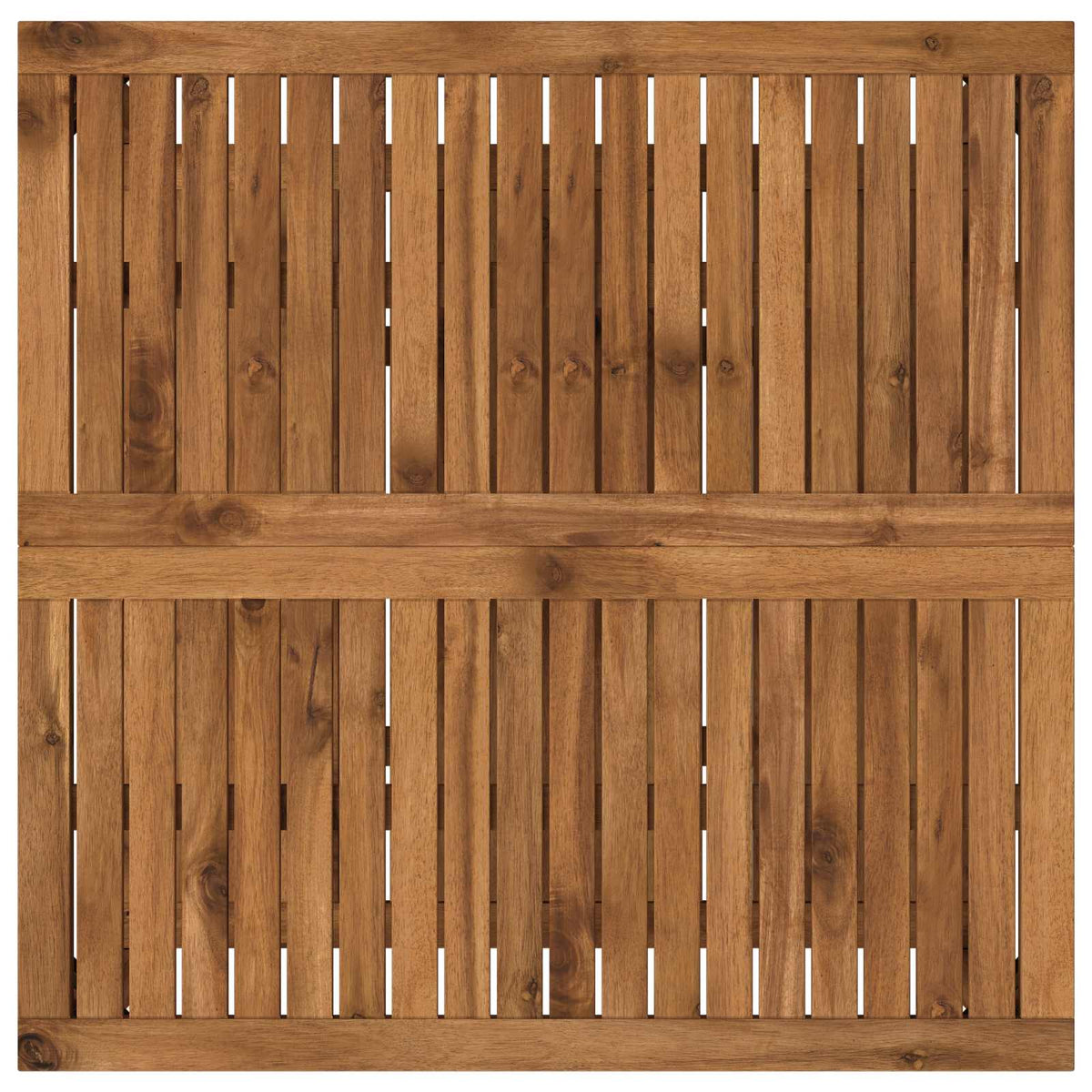 Coffee Table Natural 80.5 x 80 x 45 cm Solid Acacia Wood