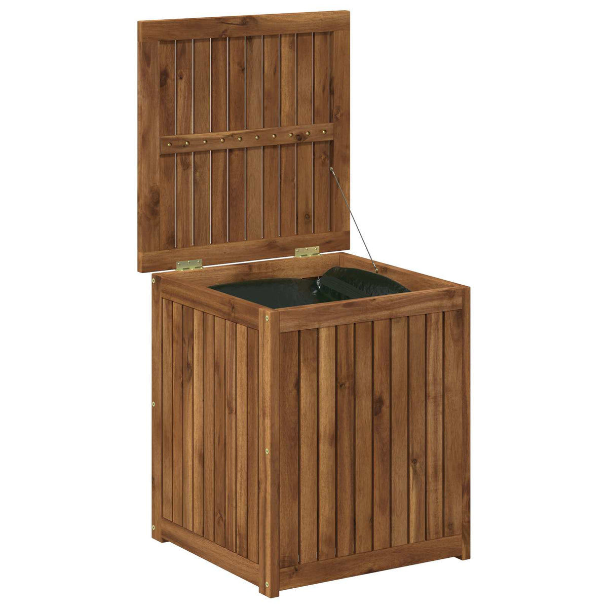 Garden Storage Box Solid Acacia Wood 48.5 x 49 x 53.5 cm
