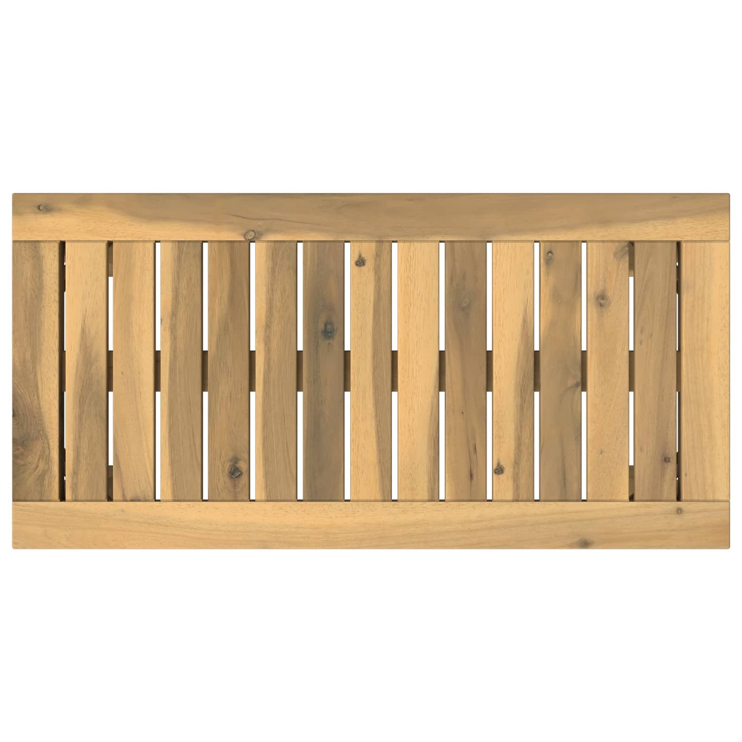 Coffee Table White 60.5 x 30 x 36 cm Solid Acacia Wood