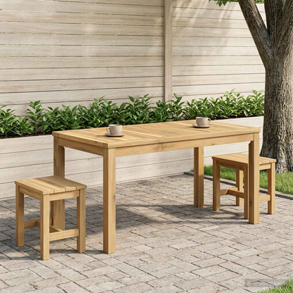Coffee Table White 50 x 100.5 x 45 cm Solid Acacia Wood
