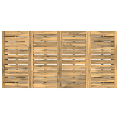 Garden Dinner Table White 180 x 88.5 x 75 cm Solid Acacia Wood