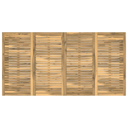 Garden Dinner Table White 196 x 100.5 x 75 cm Solid Acacia Wood