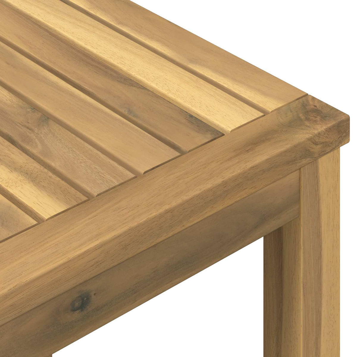 Garden Bar Table White 108.5 x 55 x 105 cm Solid Acacia Wood