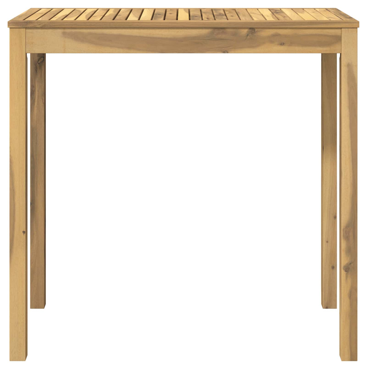 Garden Bar Table White 108.5 x 55 x 105 cm Solid Acacia Wood