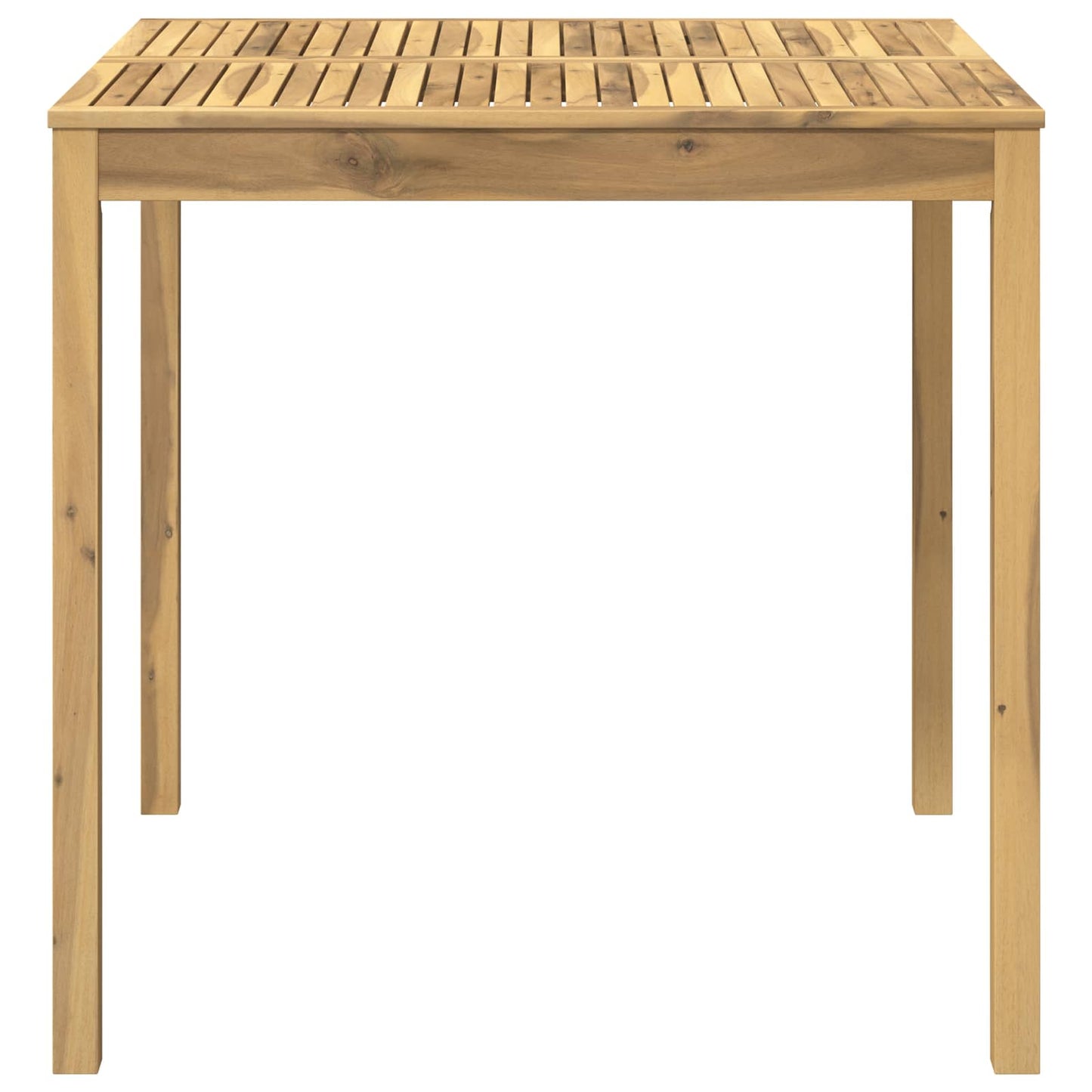Garden Bar Table White 110 x 108.5 x 105 cm Solid Acacia Wood