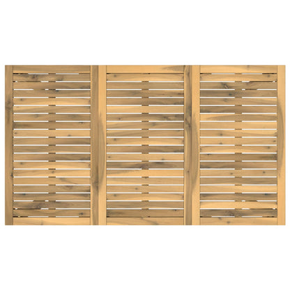Garden Bar Table White 141 x 80.5 x 105 cm Solid Acacia Wood