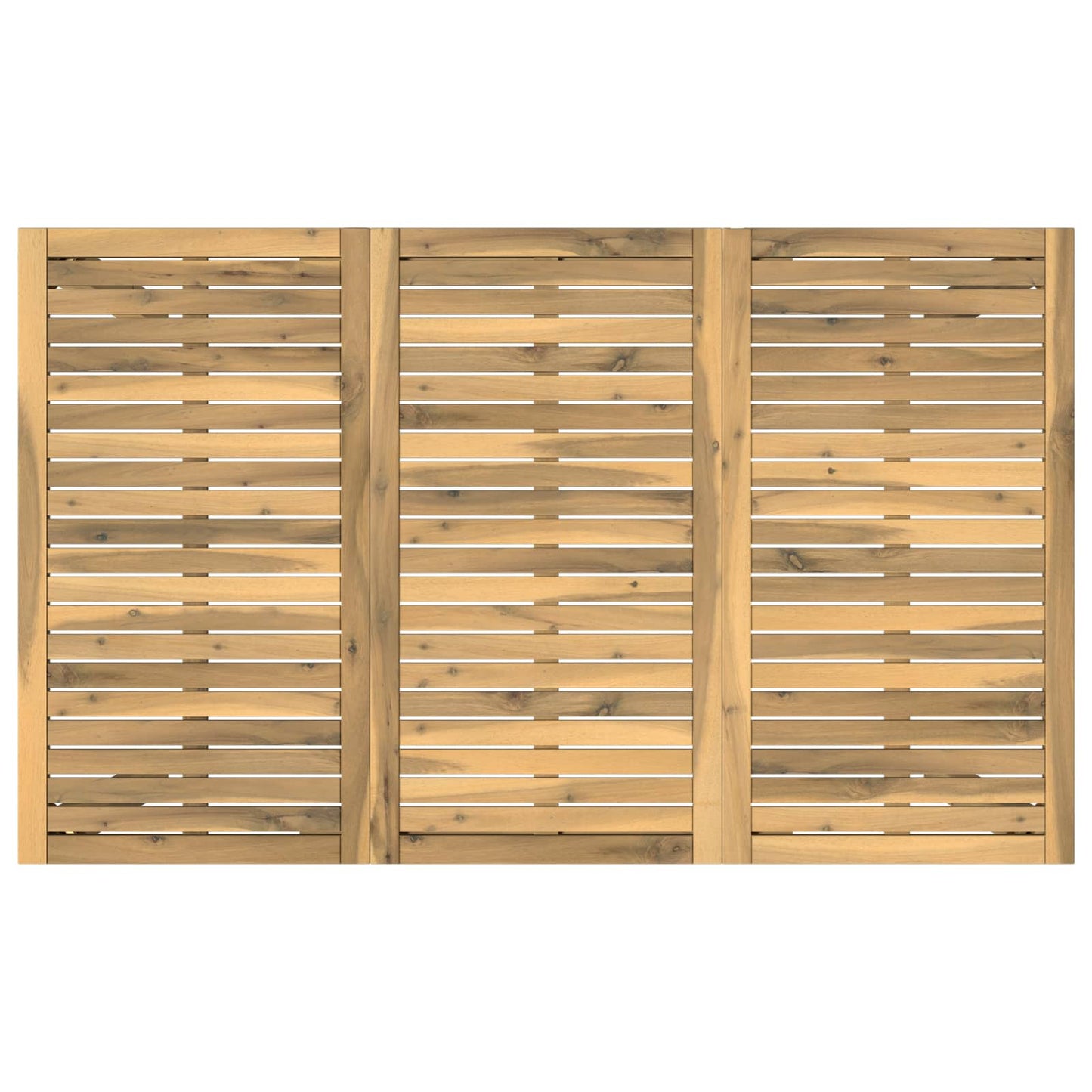 Garden Bar Table White 147 x 88.5 x 105 cm Solid Acacia Wood