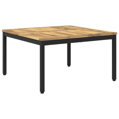Coffee Table White and Black 80 x 80.5 x 45 cm
