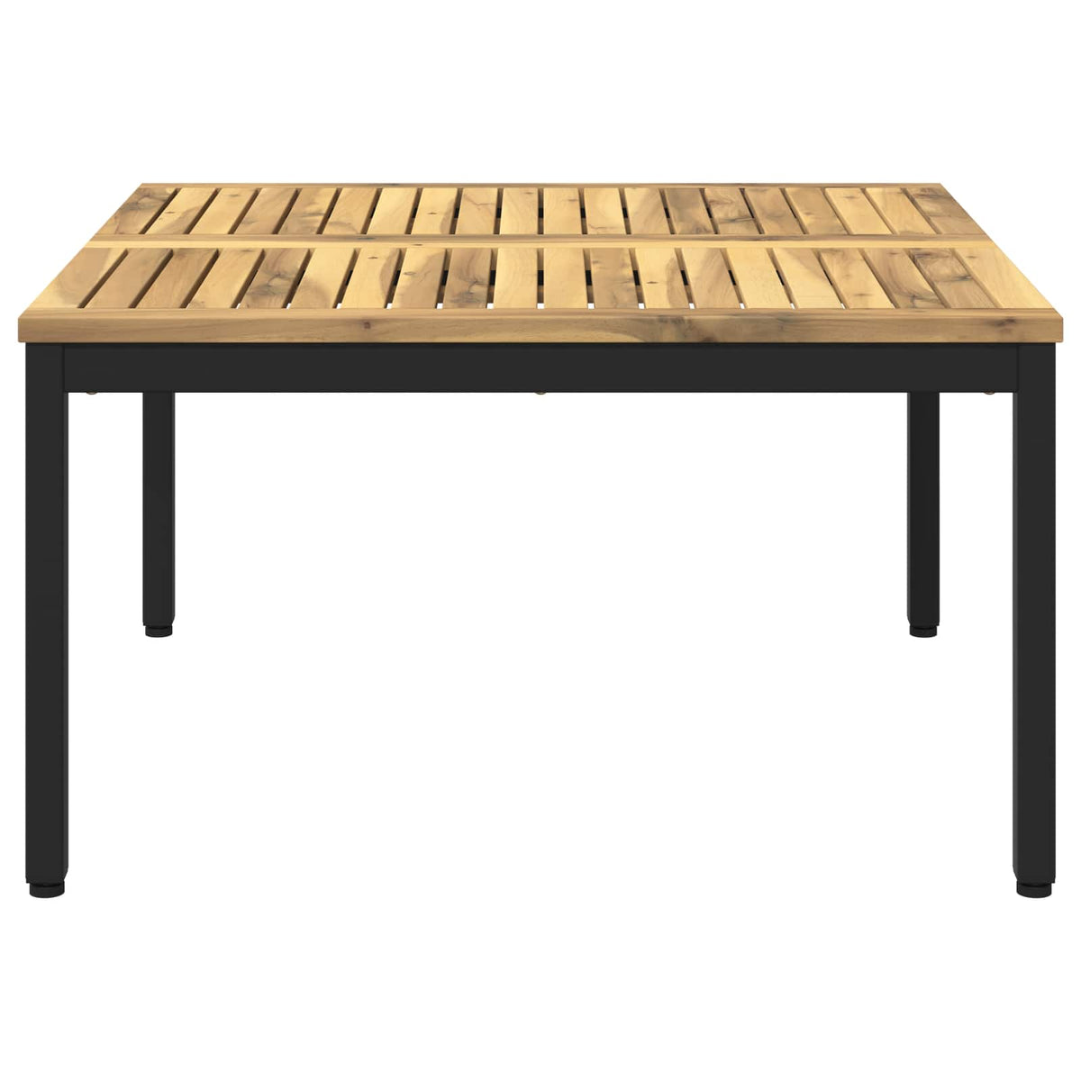 Coffee Table White and Black 80 x 80.5 x 45 cm