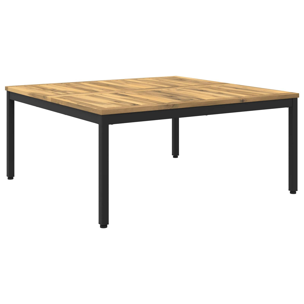 Coffee Table White and Black 98 x 100.5 x 45 cm