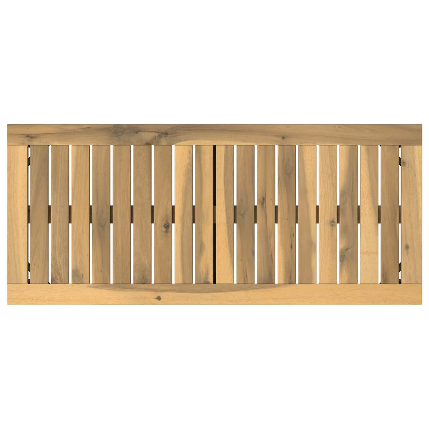 Garden Bench 80.5 x 35 x 45 cm Solid Acacia Wood Rectangular