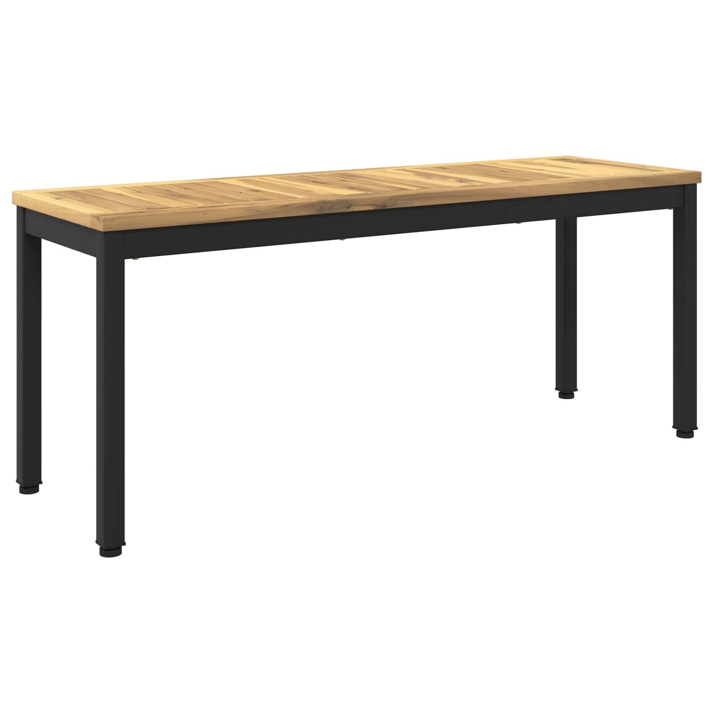Garden Bench 108.5 x 35 x 45 cm Solid Acacia Wood Rectangular