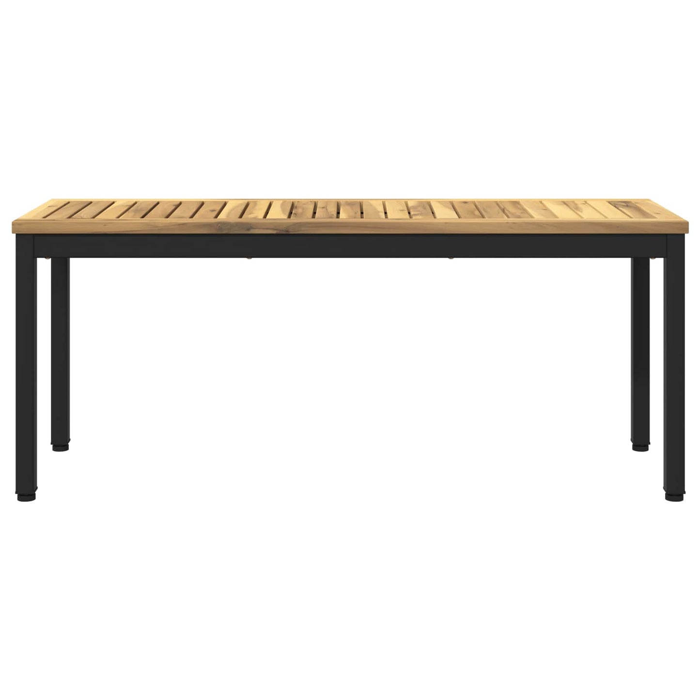 Garden Bench 108.5 x 35 x 45 cm Solid Acacia Wood Rectangular