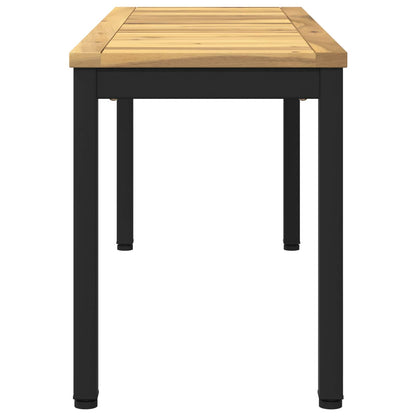Garden Bench 108.5 x 35 x 45 cm Solid Acacia Wood Rectangular