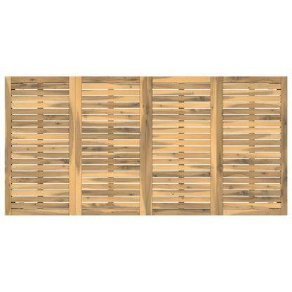 Garden Dinner Table White 180 x 88.5 x 75 cm Solid Acacia Wood