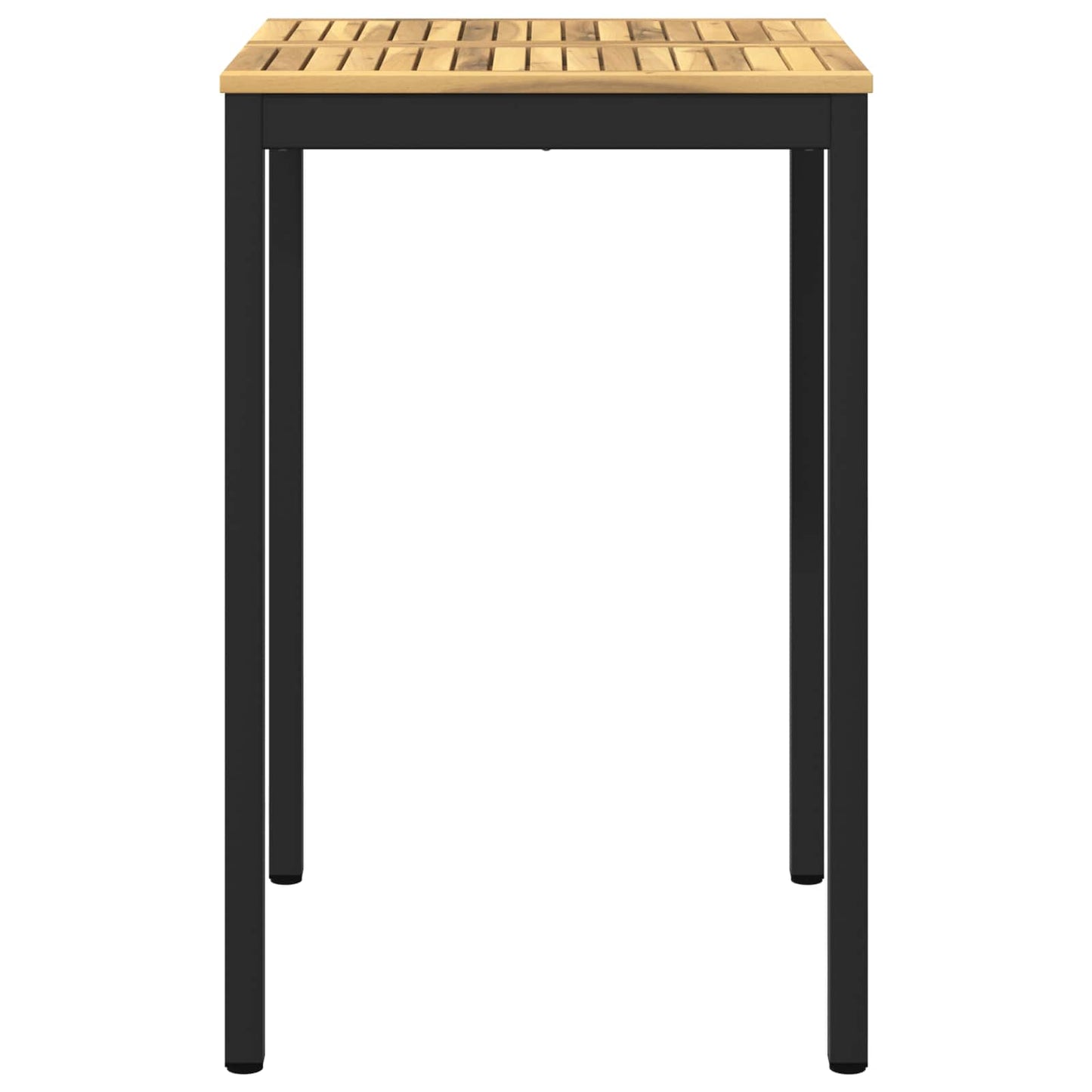 Garden Bar Table White and Black 70 x 68.5 x 105 cm