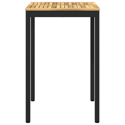 Garden Bar Table White and Black 70 x 68.5 x 105 cm