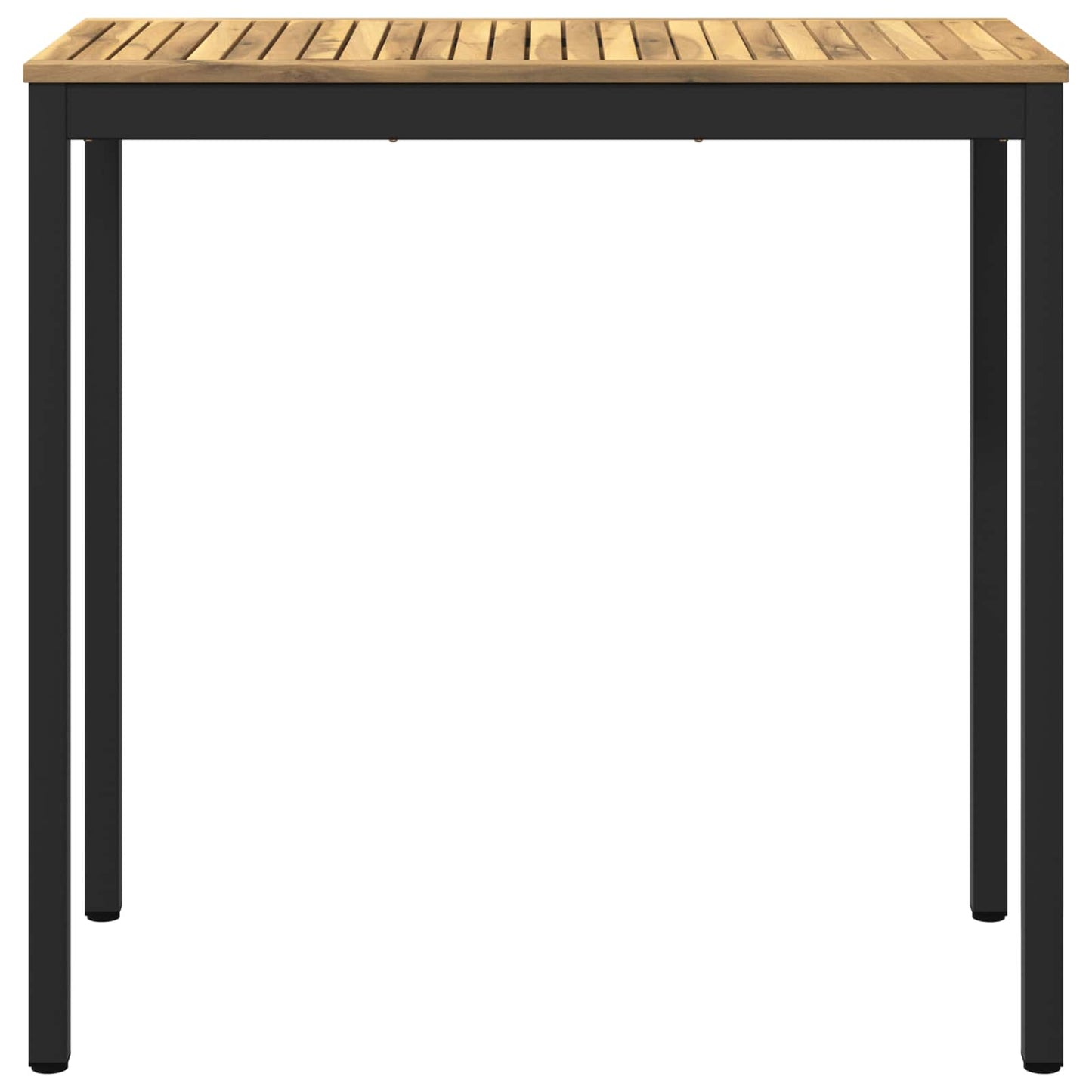Garden Bar Table White and Black 108.5 x 55 x 105 cm