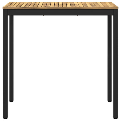 Garden Bar Table White and Black 108.5 x 55 x 105 cm