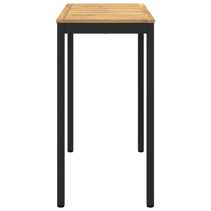 Garden Bar Table White and Black 108.5 x 55 x 105 cm