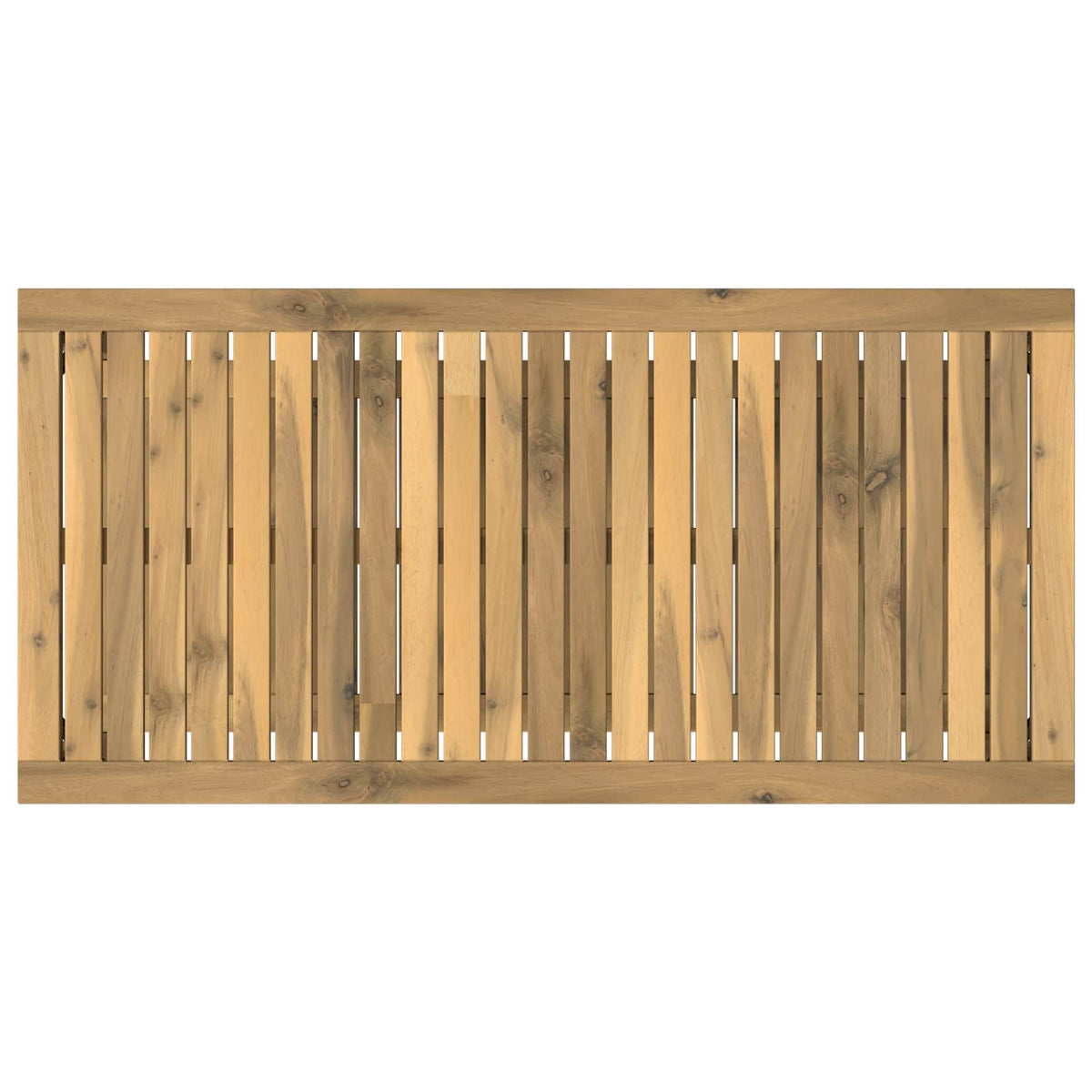 Coffee Table Whitewash 100.5 x 49 x 45 cm Solid Acacia Wood